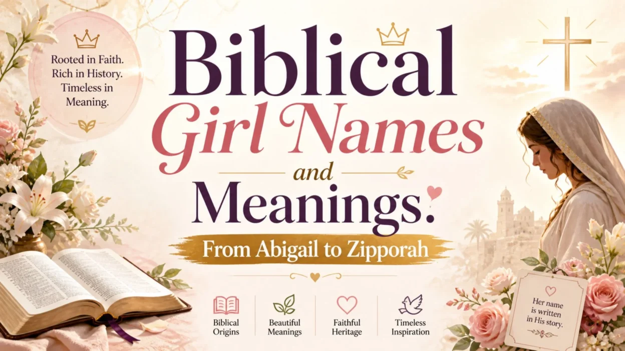 Biblical Girl Names and Meanings From Abigail to Zipporah