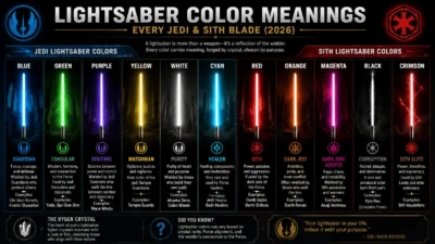 Lightsaber Color Meanings Every Jedi & Sith Blade (2026)
