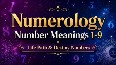 Numerology Number Meanings 1-9 Life Path & Destiny Numbers