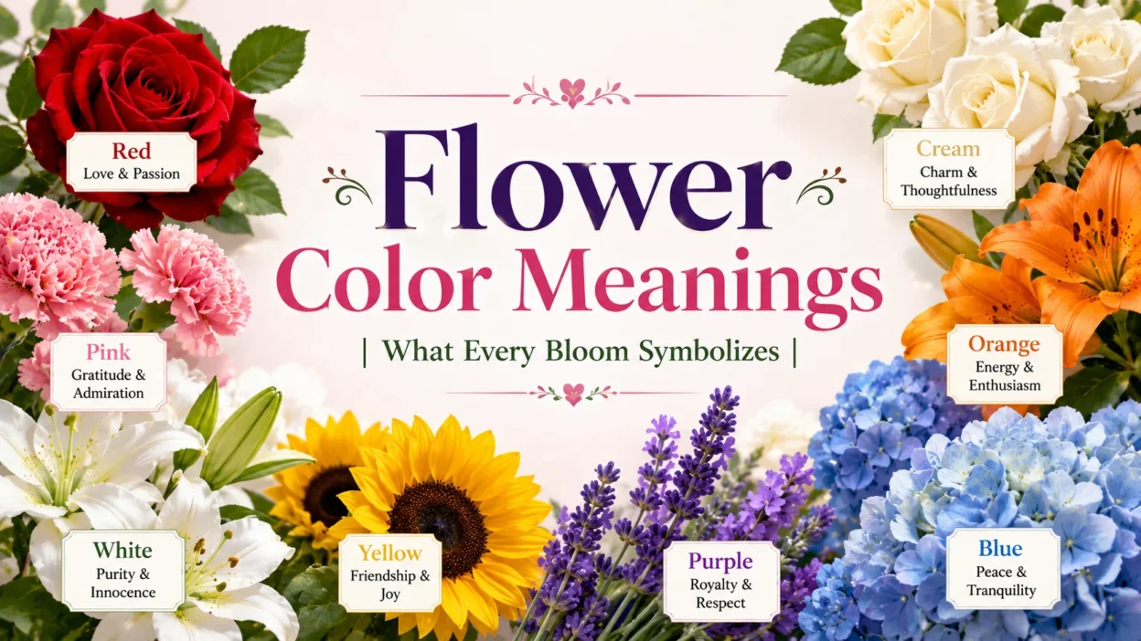 Flower Color Meanings What Every Bloom Symbolizes
