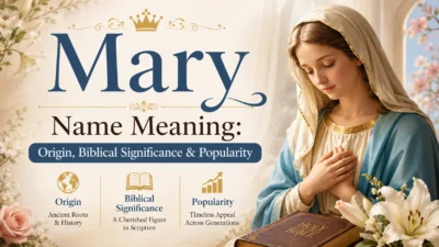 Mary Name Meaning Origin, Biblical Significance & Popularity
