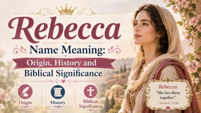 Rebecca Name Meaning Origin, History and Biblical Significance