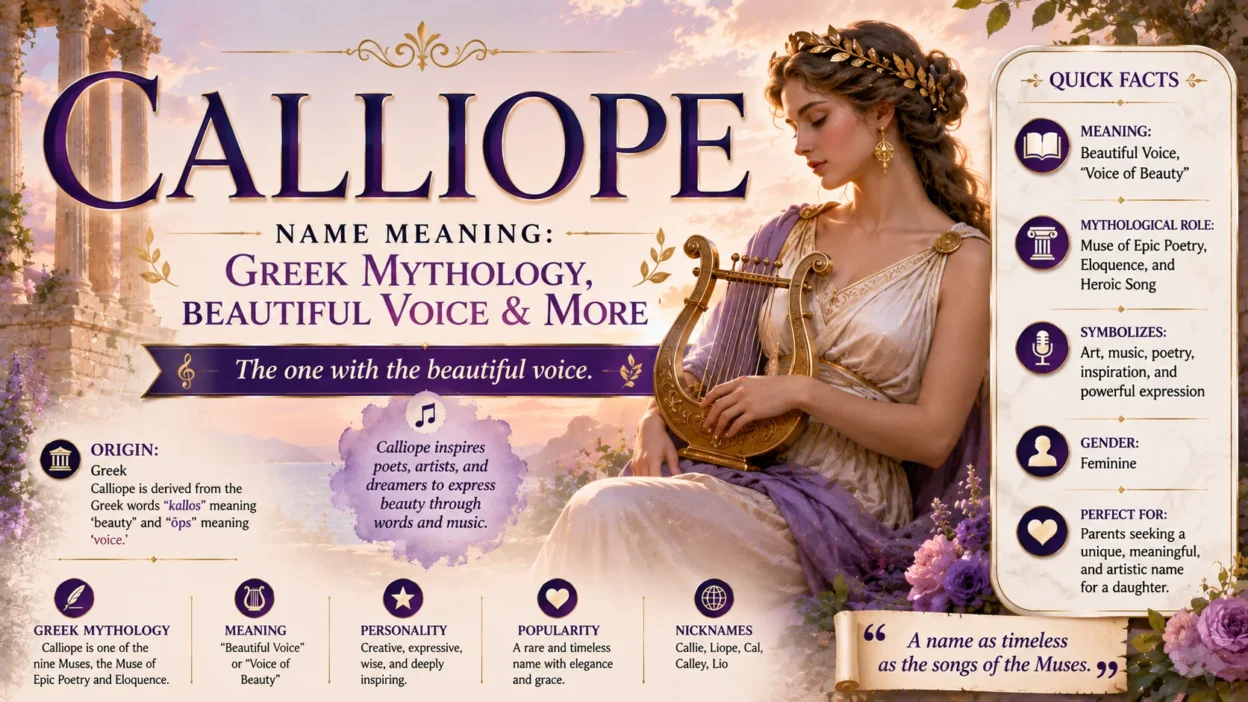 Calliope Name Meaning Greek Mythology, Beautiful Voice & More
