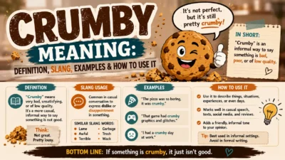 Crumby Meaning Definition, Slang, Examples & How to Use It