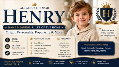 Henry Name Meaning Origin, Personality, Popularity & More