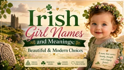 Irish Girl Names and Meanings Beautiful & Modern Choices