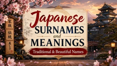 Japanese Surnames and Meanings Traditional & Beautiful Names