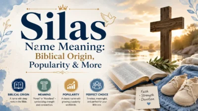 Silas Name Meaning Biblical Origin, Popularity & More