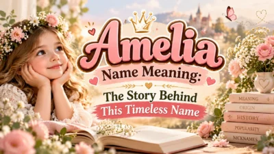 Amelia Name Meaning The Story Behind This Timeless Name