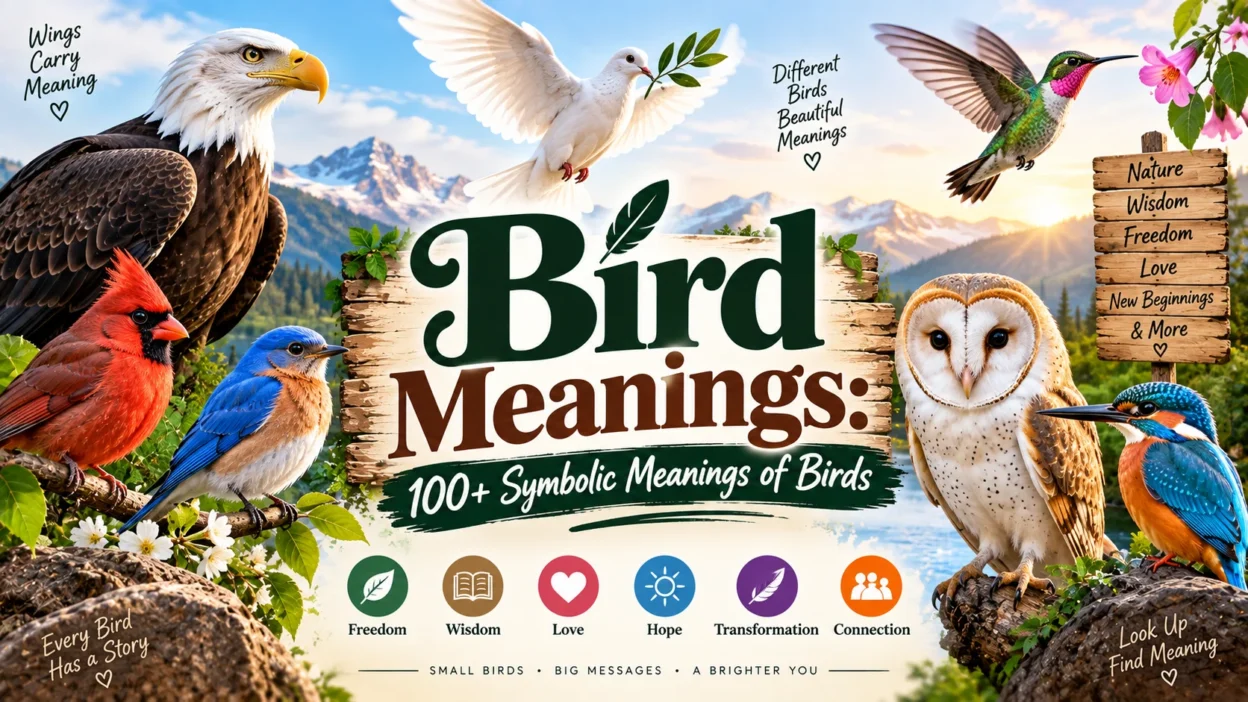 Bird Meanings 100+ Symbolic Meanings of Birds 🐦