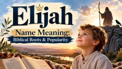 Elijah Name Meaning Biblical Roots & Popularity