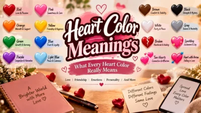 Heart Color Meanings What Every Heart Color Really Means