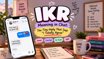 IKR Meaning in Chat The Tiny Reply That Says “I Totally Agree”