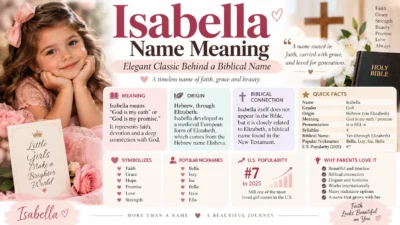 Isabella Name Meaning Elegant Classic Behind a Biblical Name