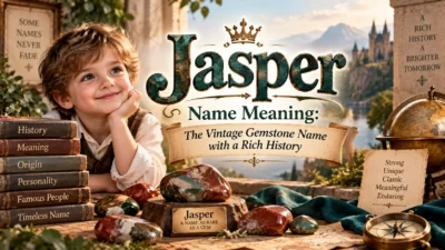 Jasper Name Meaning Vintage Gemstone Name with a Rich History