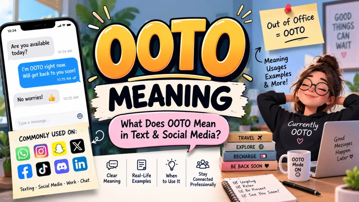 OOTO Meaning What Does OOTO Mean in Text & Social Media