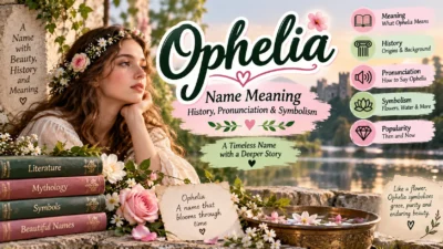 Ophelia Name Meaning History, Pronunciation & Symbolism 🌸
