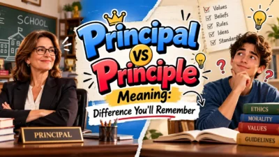 Principal vs Principle Meaning The Difference You’ll Remember