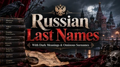 Russian Last Names With Dark Meanings & Ominous Surnames