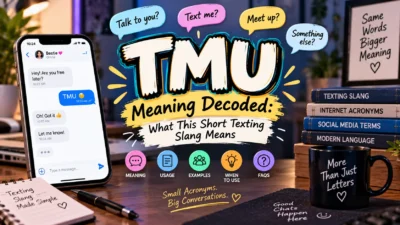 TMU Meaning Decoded What This Short Texting Slang Means