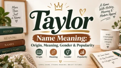Taylor Name Meaning Origin, Meaning, Gender & Popularity