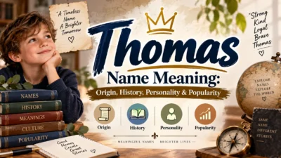 Thomas Name Meaning Origin, History, Personality & Popularity