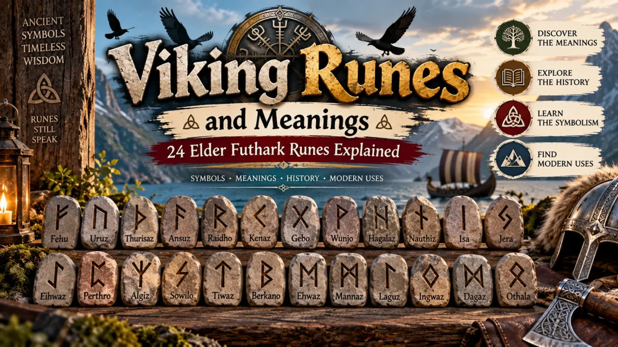 Viking Runes and Meanings 24 Elder Futhark Runes Explained