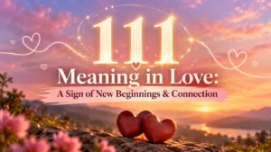 111 Meaning in Love: A Sign of New Beginnings & Connection