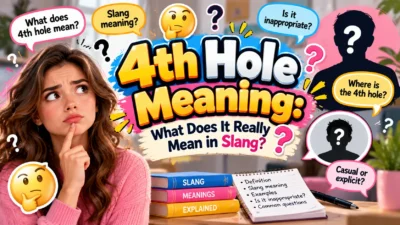 4th Hole Meaning: What Does It Really Mean in Slang? 😳