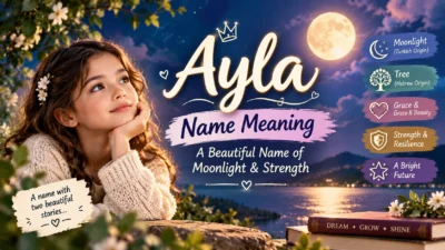 Ayla Name Meaning A Beautiful Name of Moonlight & Strength