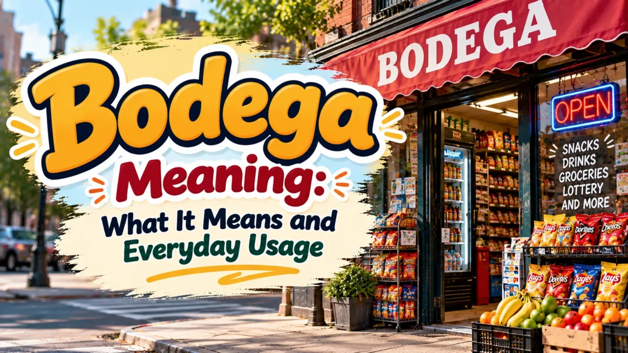 Bodega Meaning: What It Means and Everyday Usage