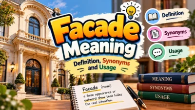 Facade Meaning: Definition, Synonyms and Usage