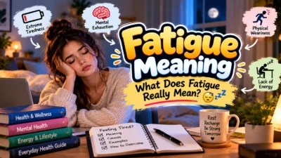 Fatigue Meaning: What Does Fatigue Really Mean? 😴