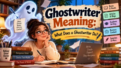 Ghostwriter Meaning: What Does a Ghostwriter Do? ✍️