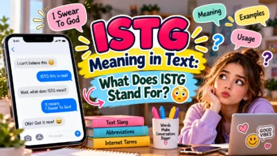 ISTG Meaning in Text: What Does ISTG Stand For? 😳