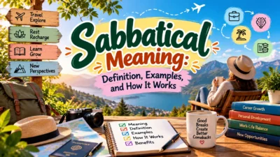 Sabbatical Meaning: Definition, Examples and How It Works