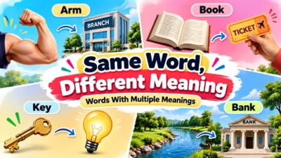 Same Word, Different Meaning Words With Multiple Meanings