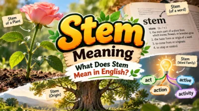 Stem Meaning What Does Stem Mean in English 🌿